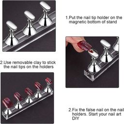 RANORE Nail Display Stand - Silver image 2