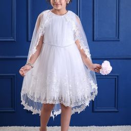 Mark & Mia Girls Round Neck Fit & Flare Dress-picture-16