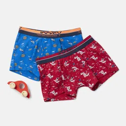 Jockey Boys Pack Of 2 Printed Cotton Trunk PB03-0205-RB-CP-image-35