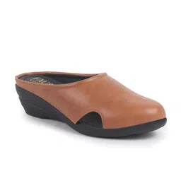 FAUSTO PU Work Wedge Mules-image-63