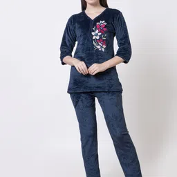 AVYAY Women Printed Winter Night suit-picture-31