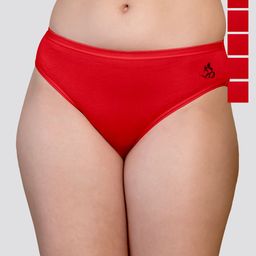 Kalyani Snow Pack Of 6 Cotton Mid-Rise Hipster Briefs Snow_S_RD_RD_RD_RD_RD_RD_P6-picture-10