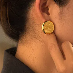 SALTY Gold Plated Stainless Steel Studs-8