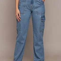 French Connection Women Cotton Smart Relaxed Fit Casual Jeans-image-43