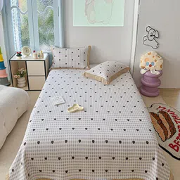 JC HOME White & Black Double Bed Superking Cover With Pillow Covers -2.3 x 2.5 m-image-57