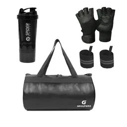 GROUPERS Medium Foldable Sports or Gym Duffel Bag-image-27