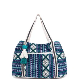 ASTRID Textured Bucket Shoulder Bag with Tasselled image 1