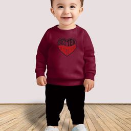 MRS NATURAL Kids Printed Round Neck Sweatshirt With Jogger-image-13