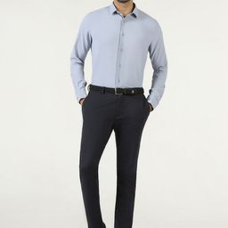 Blackberrys Men India Slim Fit Solid Spread Collar Formal Shirt-picture-16