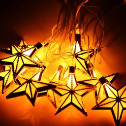 eCraftIndia Yellow Star Shape String Lights-41