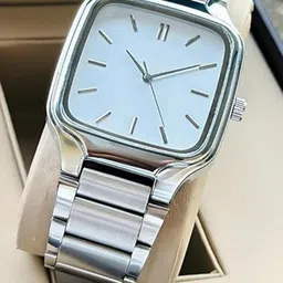 JUST LIKE Men Dial & Bracelet Style Straps Analogue Watch crom Squre redu White-image-21