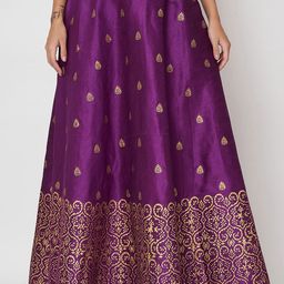 studio rasa Floral Printed A-line Maxi Skirts-64
