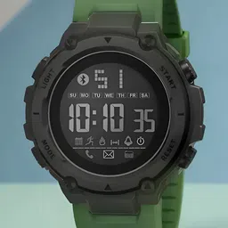 LUXURIT Men Dial & Straps Digital Watch 251-green image 1