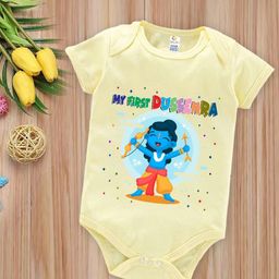 Babywish Infants Graphic Printed Cotton Bodysuit-image-80