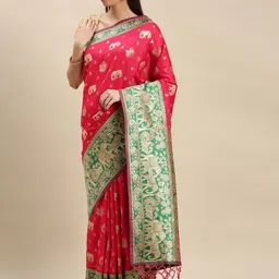 flaher Zari Banarasi Saree-picture-45
