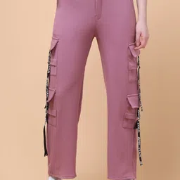 Charitra Women Relaxed Cargos Trousers-image-58