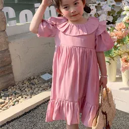 LULU & SKY Flutter Sleeve Empire Dress-picture-14
