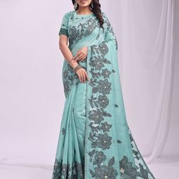 Astita Floral Woven Design Saree-image-48