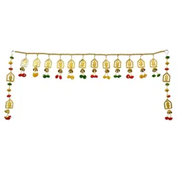 NARYA TRADITIONAL Yellow & Red Toran Festive Decor-86