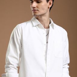 HIGHLANDER Men Slim Fit Opaque Casual Shirt-picture-35