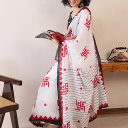Mitera Ethnic Motifs Ready to Wear Bagh Saree-picture-4