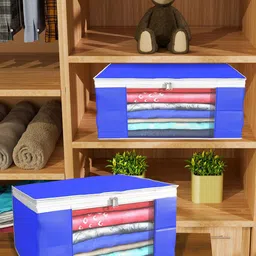 Kuber Industries Blue Set of 6 Regular Drawer Organiser Organisers image 1