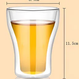 Baskety Transparent Solid Glass Glossy Cups Set of Cups and Mugs image 4
