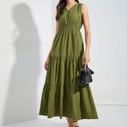 Jash Creation Applique Crepe Fit & Flare Maxi Dress-picture-45