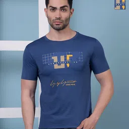 Dollar Pack of 2 Graphic Printed Round Neck Cotton Regular Fit T-shirt-image-55