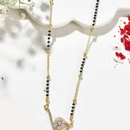 Anouk Gold-Plated Artificial Beads Mangalsutra-24