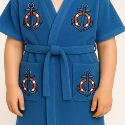 GAB Kids Printed Pure Cotton Bath Robe-picture-56