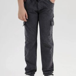 CHILINS Kids Pure Cotton Mid-Rise Cargo-image-76
