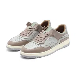 RARE RABBIT Men Colourblocked Leather Sneakers-picture-38