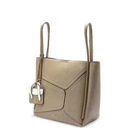 SWASHAA Women Textured Structured Leather Shoulder Bag With Pouch image 5