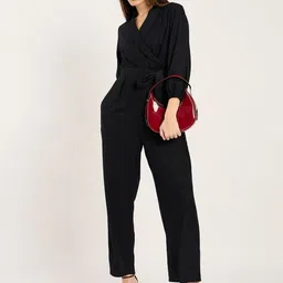 FEMMELLA Shawl Neck Basic Jumpsuit-picture-47
