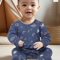 Juniors by Babyshop Boys Pack of 2 Printed Sleepsuit-60