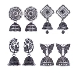 DIVASTRI Women Silver Earrings-image-89