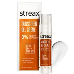 Streax Non-Oily & No White Cast SPF50 PA+++ Sunscreen Gel Creme with 3% Niacinamide - 50 g-17