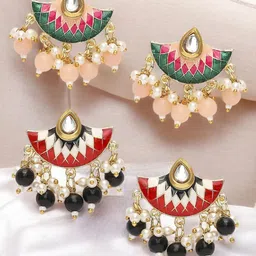 OOMPH Floral Drop Earrings-23
