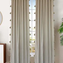 Dekor World Multicoloured Set of 2 Sheer Long Door Curtain-36