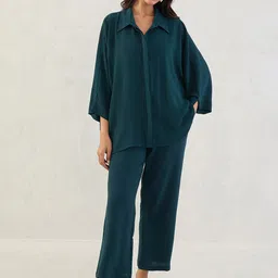 FEMMELLA Kimono Sleeves Shirt With Trousers-picture-23