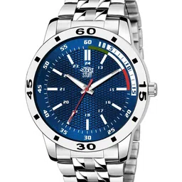 SWADESI STUFF Men Textured Dial & Straps Analogue Watch SDS 95 BLUE-17