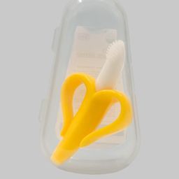 infaneo Kids Yellow Silicone Baby Banana Teether with Case-image-37