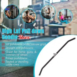 insp High Lat Pulldown Handle | Bar Attachment Machine Attachment Lat Pulley Bar Lat Pulldown image 4