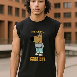 Bewakoof Chillguy Graphic Printed Oversized Pure Cotton Vest-image-39