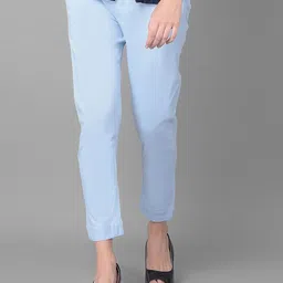 Comfort Lady Women Solid Mid-Rise Casual Regular Trouser-image-66