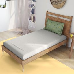 The Happy Pod Off White Floral Microfiber Single Bedding Set-21
