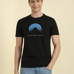 Allen Solly Men Printed Pockets Slim Fit T-shirt-image-6