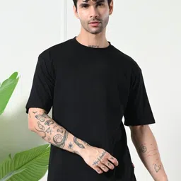 OWL MINK Round Neck Pure Cotton T-shirt-image-41