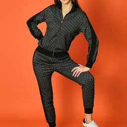 HAMSTER LONDON Printed Sweatshirt With Joggers Co-Ords Set-picture-37